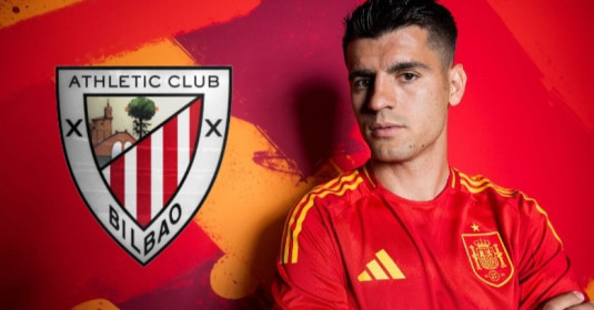 Foto notícia Álvaro Morata para o Athletic Bilbao