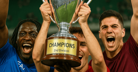Foto notícia En una temporada marcada por lucha y sacrificio, Cabudare FC emerge como el campeón indiscutible de la Segunda División.