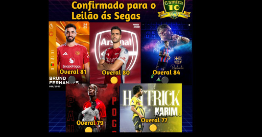 Foto notícia Leilão em destaques